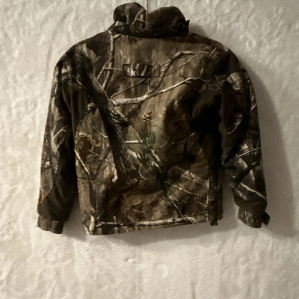 ROCKY‎ Kids Camouflage Hunting Jacket Size L Brown Green Outdoor Apparel